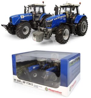 Universal Hobbies UNI 7123 Massey Ferguson Plogmaker Set MF 8260 and MF 7726S -  1:32 Scale