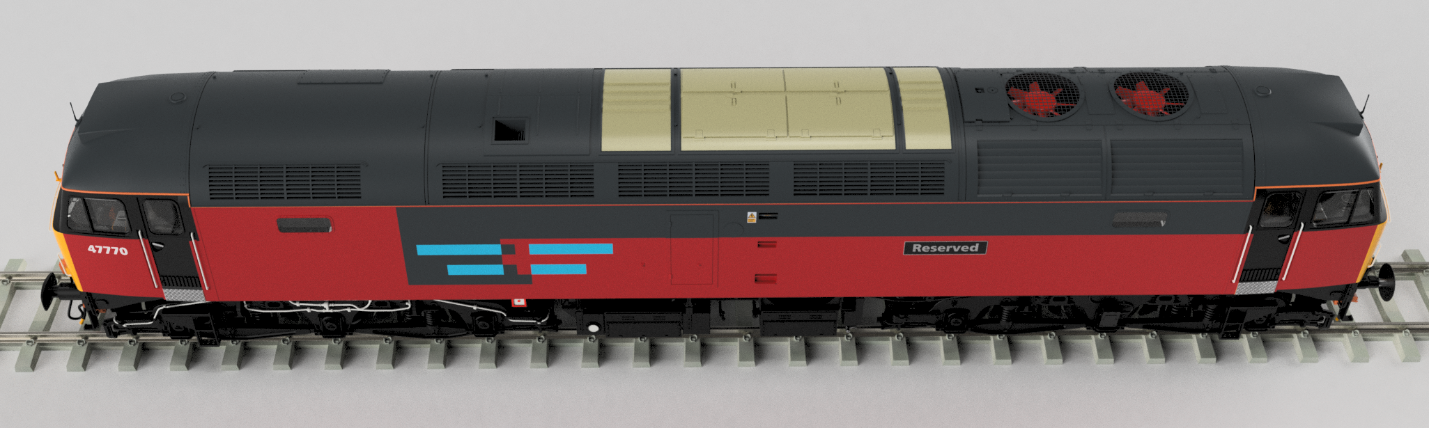 Cavalex CM-47770-RES SF - 47770 - RES Rail Express Systems – “Reserved” - Sound Fitted - OO Gauge