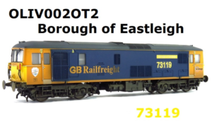 Dapol OLIV006OT1 Class 73 73128 "OVS Bullied CBE"In EW&S Livery - Olivia's Renumbered OO Gauge DCC READY
