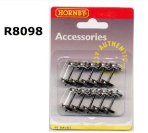Hornby R8098 Metal Spoked Wheels x10 - OO Gauge