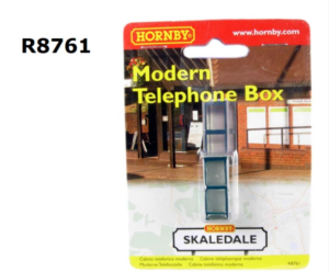 Hornby Skaledale R8761 Modern Telephone Box - "Street life collection" OO Gauge