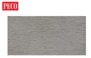 Peco NB-40 Stone Walling Sheets, Grey - N Gauge
