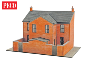 PECO NB307 Victorian House Backs, Lasercut Kit - N Gauge