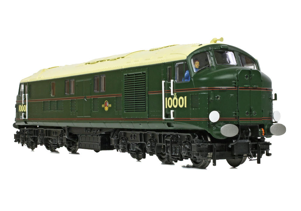 Branchline 31-995A LMS 10001 BR Lined Green (Late Crest) - OO Gauge