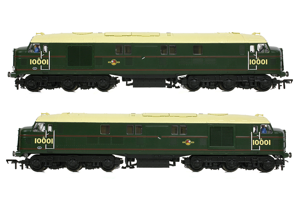 Branchline 31-995A LMS 10001 BR Lined Green (Late Crest) - OO Gauge