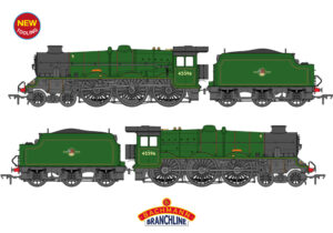 Branchline 35-977A LMS Jubilee with Double Chimney & Welded Stanier Tender 45596 'Bahamas' BR Lined Green (Late Crest) (PRESERVED) - OO Gauge