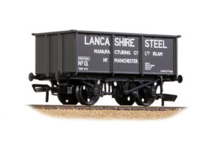 Branchline 37-280A BR 27T Steel Tippler 'Lancashire Steel Manufacturing' Dark Grey - OO Gauge