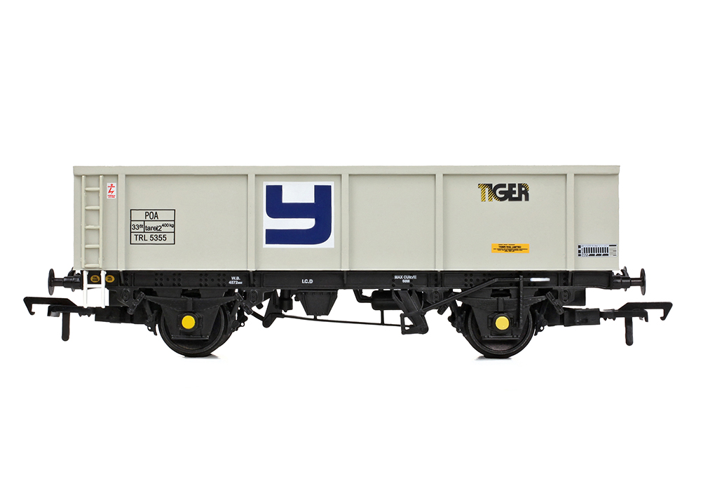 Branchline 37-551A POA Mineral Wagon 'Yeoman/Tiger' Grey - OO Gauge