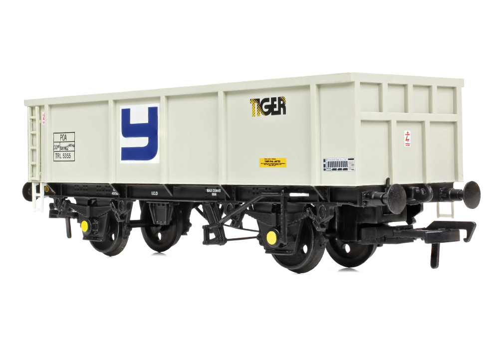 Branchline 37-551A POA Mineral Wagon 'Yeoman/Tiger' Grey - OO Gauge