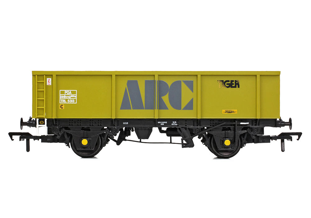 Branchline 37-552D POA Mineral Wagon 'ARC/Tiger' Yellow - OO Gauge