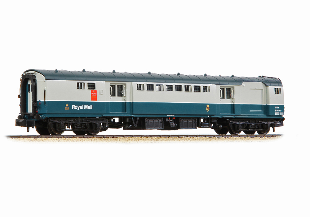 Graham Farish 374-902B BR Mk1 POS Post Office Sorting Van BR Blue & Grey (Royal Mail) - N Gauge