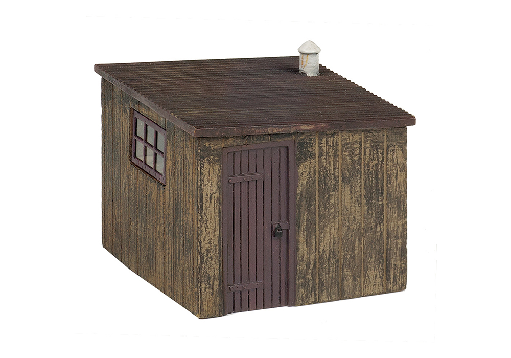 Scenecraft - 44-0031 Wooden Lamp Hut - 1:76 Scale OO Gauge