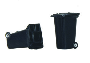 Bachmann 44-525 Scenecraft Domestic Wheelie Bins (x10) OO Gauge