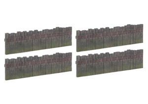 Scenecraft 44-595 Sleeper-Built Fencing (x4) - OO Gauge
