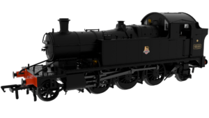 Rapido 951107 GWR 45xx No.4510 BR Early Crest Plain Black (Small Crest) - OO Gauge