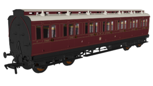 Rapido 978251 GWR Lined Crimson Lake 'Evolution' Non-Corridor First No.15 - OO Gauge