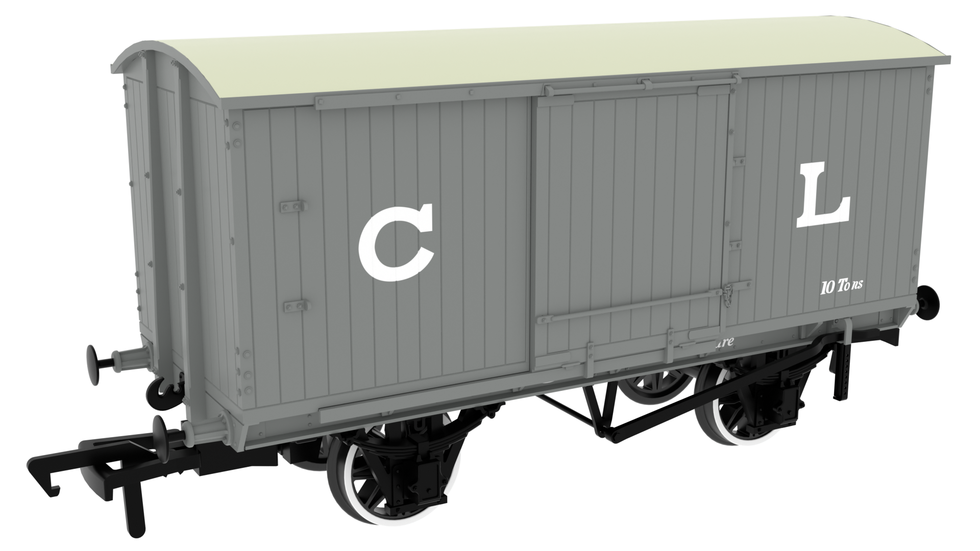 Rapido 983004 GCR Dia. 17B Van - No. 1846 CLC Grey - OO Gauge