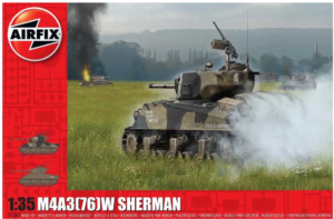 Airfix A1365 M4A3(76)W Sherman - Battle of the Bulge 1:35 Scale