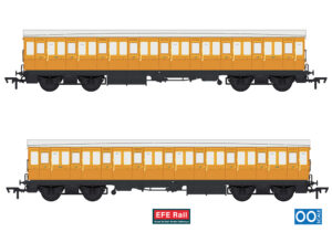 EFE Rail E86032 54ft non-Corridor Third Lined Teak - OO Gauge
