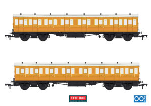 EFE Rail E86033 54ft non-Corridor Composite Lined Teak - OO Gauge