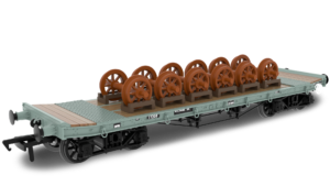 Rapido 985015 WD 35T Rectank No.E17209 - BR Grey  (Wheel Load) - OO Gauge