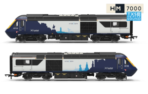 Hornby R30464TXS ScotRail Inter7City Livery - Class 43 HST - Train Pack (DCC Sound Fitted) - OO Gauge