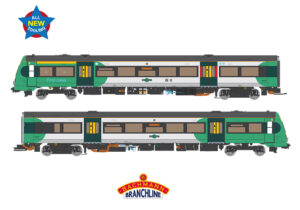 Branchline 35-580 Class 171/7 2-Car DMU 171727 Southern (GTR) - OO Gauge DCC READY