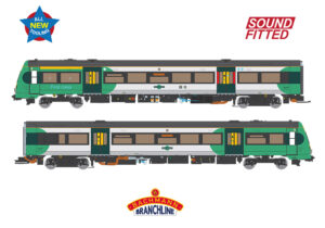 Branchline 35-580SF Class 171/7 2-Car DMU 171727 Southern (GTR) - OO Gauge DCC SOUND