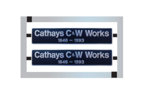 37430 Cwmbran nameplates OO Gauge