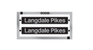 60052 angdale Pikes Nameplate - OO Gauge (Copy)