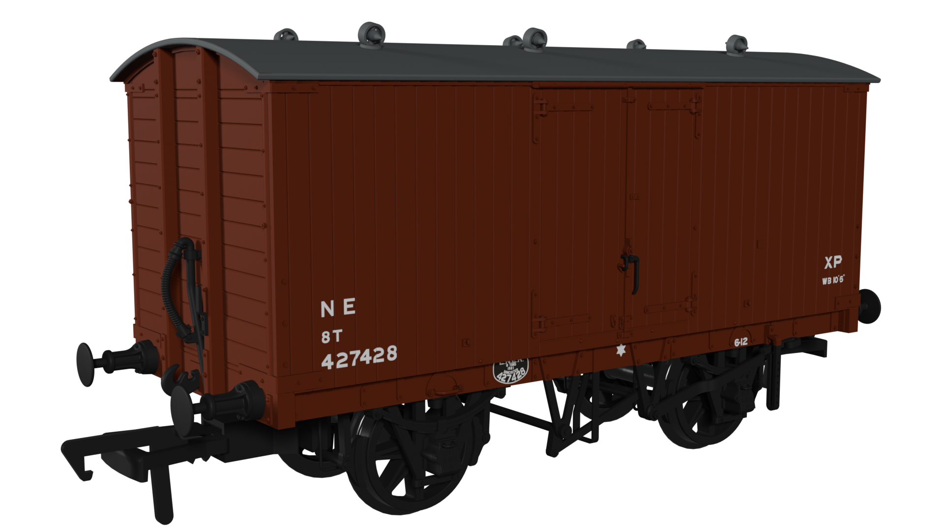 Rapido Trains 930009 GNR 8 Ton Van – NE (post-36) No.427428 OO Gauge