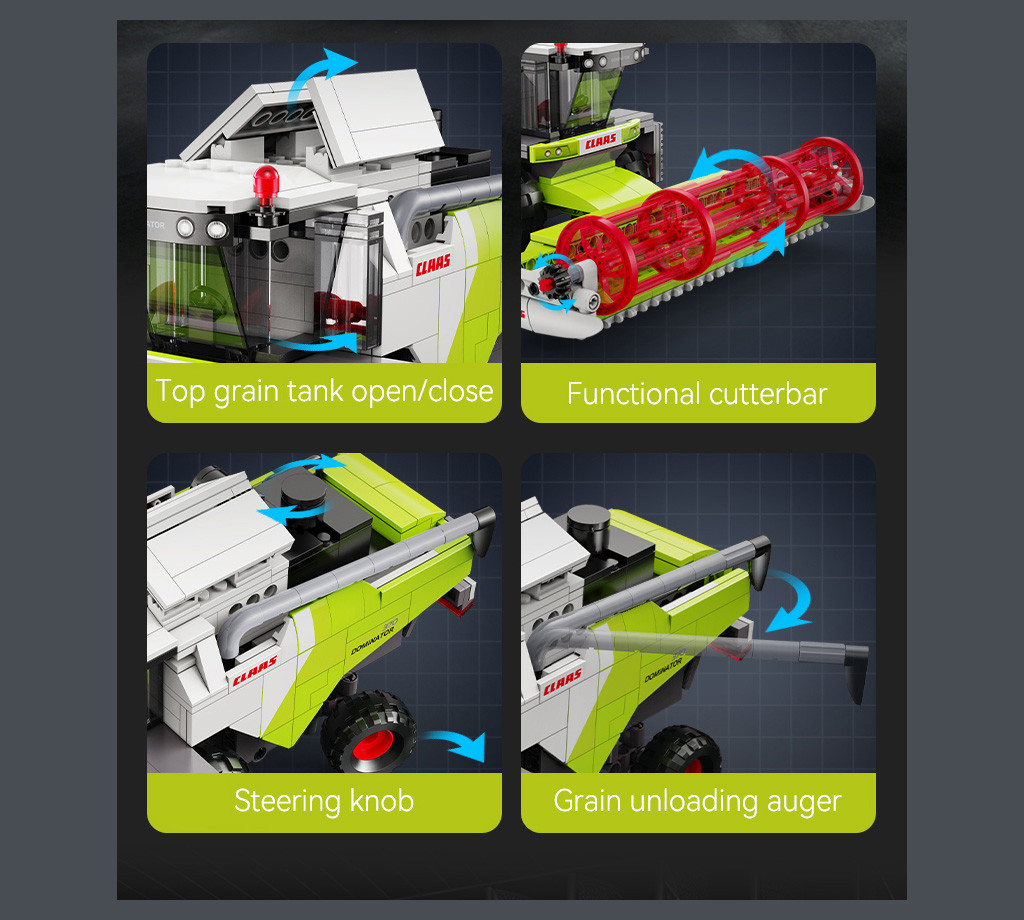CADA C65014W CLAAS Dominator 370 Combine Harvester - 348 pcs