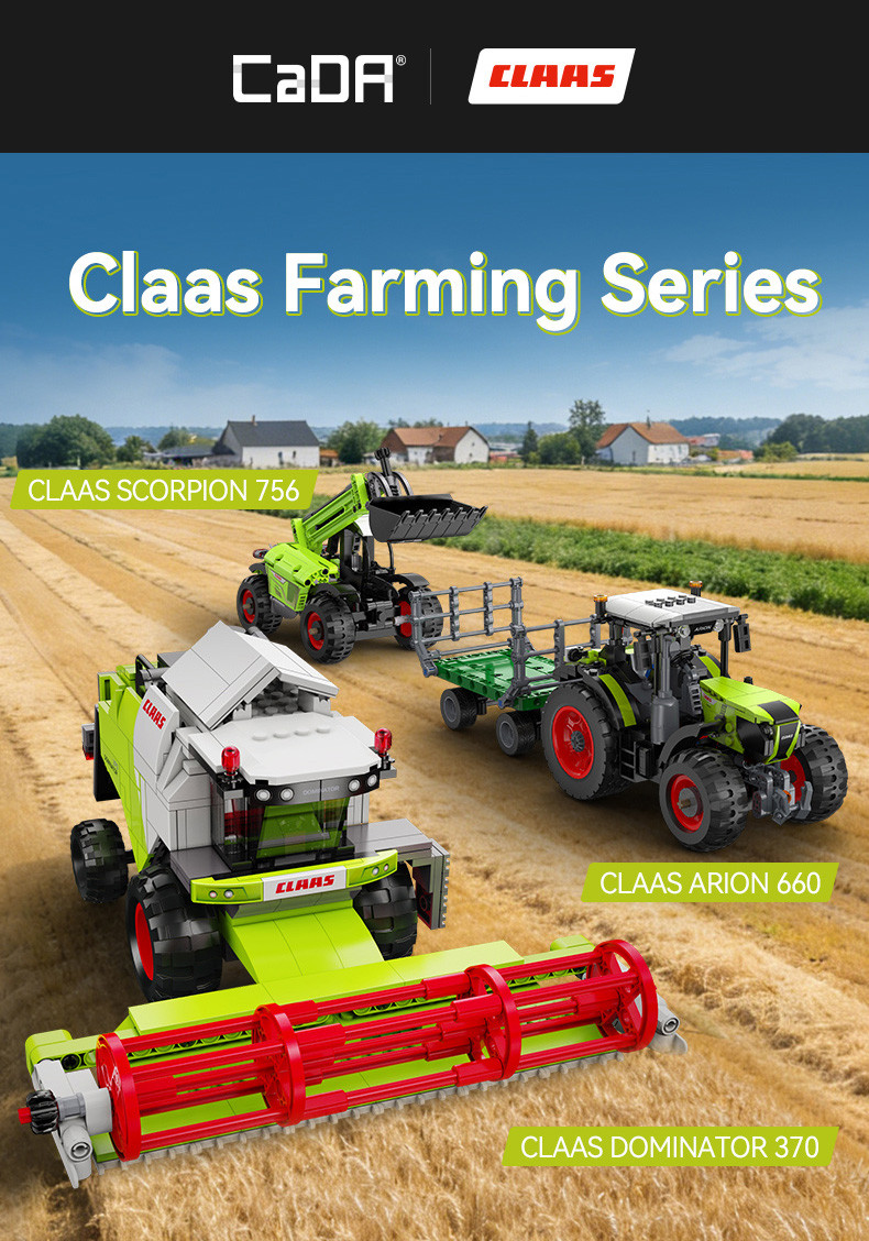 CADA C65014W CLAAS Dominator 370 Combine Harvester - 348 pcs