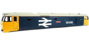 Heljan 4030B Class 50 50036 Victorious In BR Blue Livery Large Logo Pristine Replacement Body - O Gauge