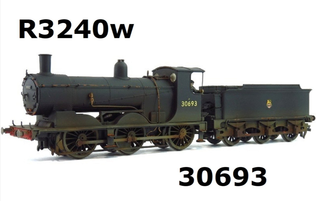 Hornby R3240WP 700 Class 30693 In BR Black Livery Early Emblem Olivia's Weathered DCC Ready OO Gauge PREOWNED