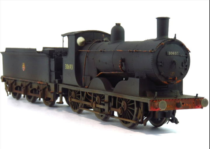 Hornby R3240WP 700 Class 30693 In BR Black Livery Early Emblem Olivia's Weathered DCC Ready OO Gauge PREOWNED