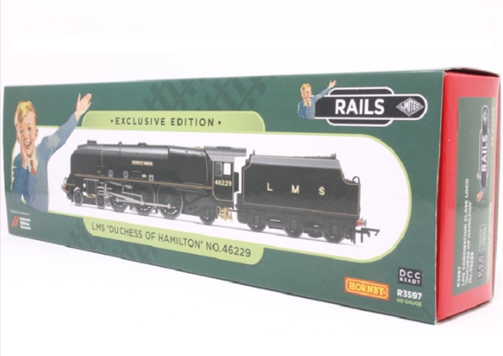 Hornby R3241 Duchess Class 46236 "City Of Bradford" In BR Maroon Livery with Late Crest DCC Ready OO Gauge
