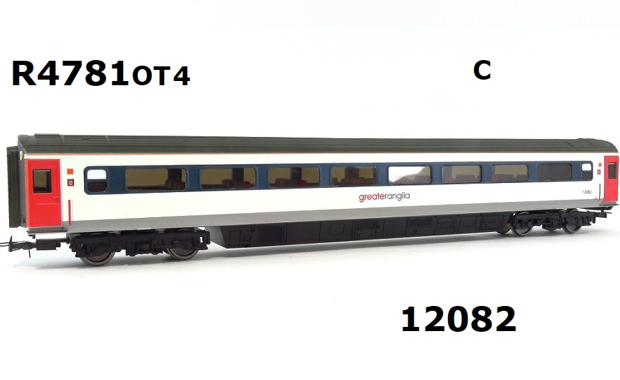Hornby R4781OT4 MK3 TSO 12082 Greater Anglia Livery REPAINT - Rainbow ...