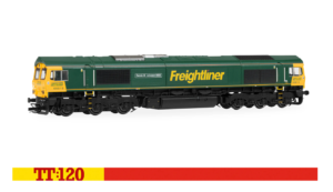 Hornby TT3031M Freightliner - Class 66 - 66619 'Derek W Johnson MBE' - TT Gauge