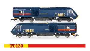 Hornby TT3047M GNER - Class 43 - HST Train Pack - TT Gauge
