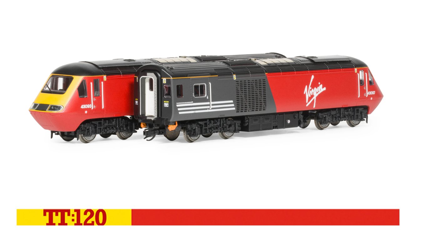 Hornby TT3048M Virgin - Class 43 - HST Train Pack - TT Gauge
