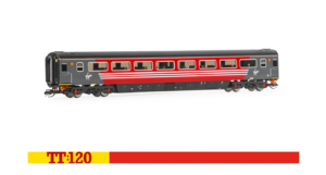 Hornby TT4047A Virgin - HST - Mk3 - '42176' - Trailer Standard Coach - TT Gauge
