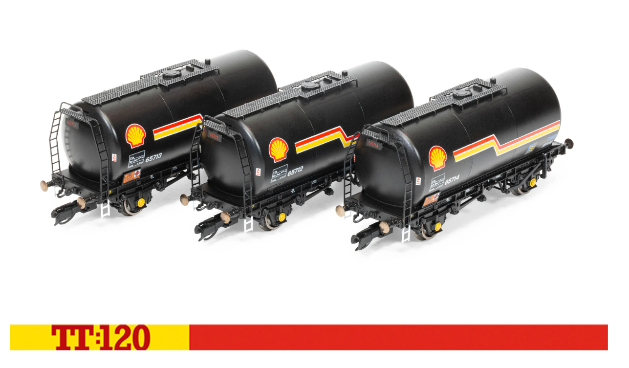 Hornby TT6035 Shell - TTA 35T Tank Wagon - Triple Pack TT Gauge