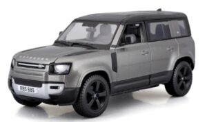 Bburago BUR 21101GY Land Rover Defender 110 4 Door Grey/Silver Version - 1:24 Scale
