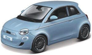 Bburago BUR 21110B Fiat 500e Blue - 1:24 Scale