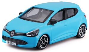 Bburago BUR 30248B Renault Clio 2013-Blue -  1:43 Scale
