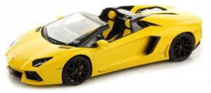 Bburago BUR 30249Y Lamborghini Aventador Roadster 2013 Yellow - 1:43 Scale