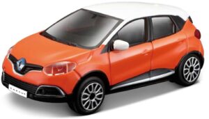 Bburago BUR 30316O Renault Captur - Orange/White - 1:43 Scale