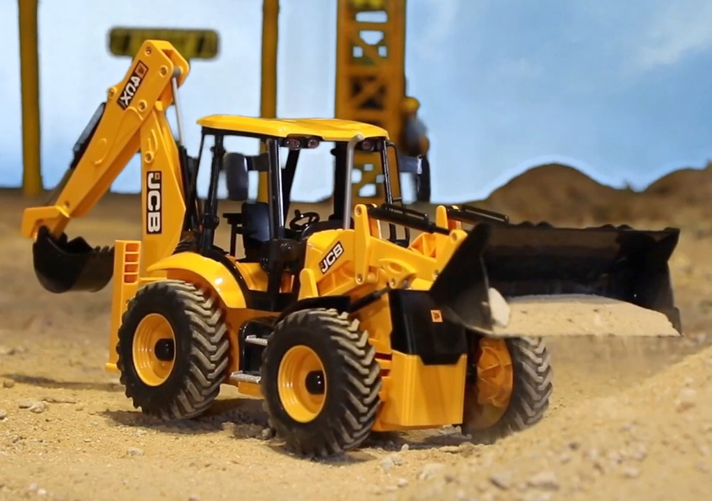 DOUBLE EAGLE E589-003 1:20 RC JCB Backhoe Loader/Digger