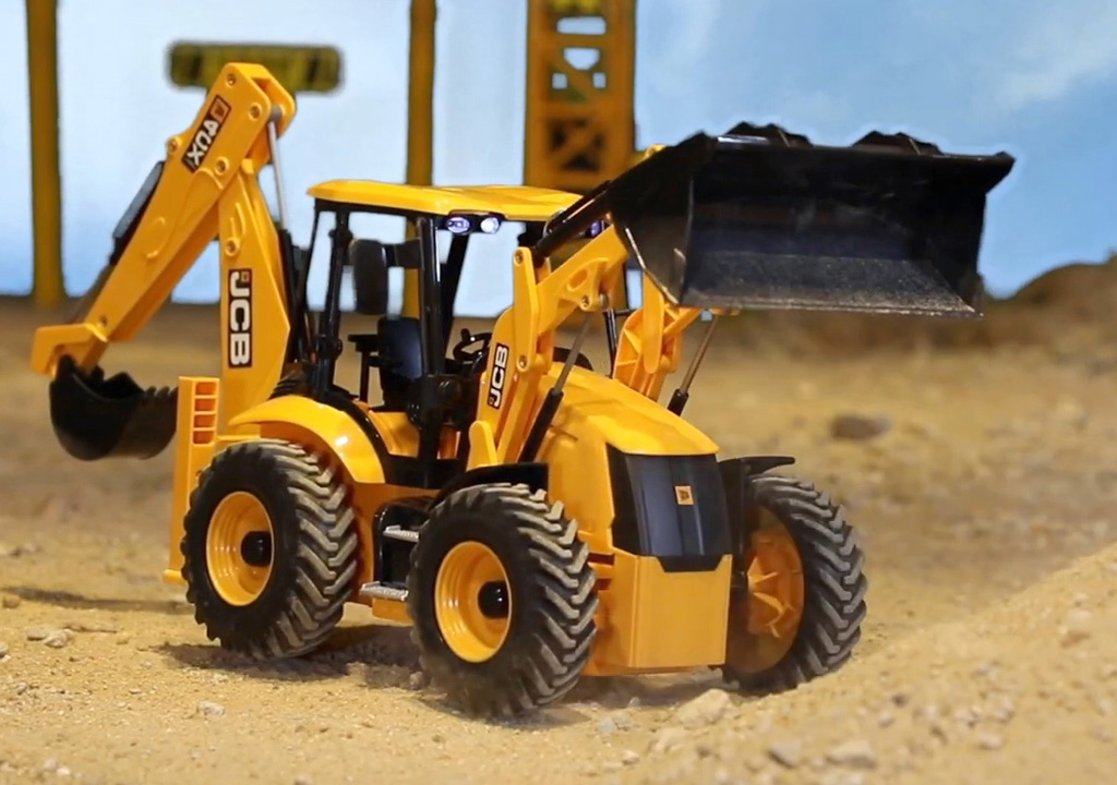 DOUBLE EAGLE E589-003 1:20 RC JCB Backhoe Loader/Digger